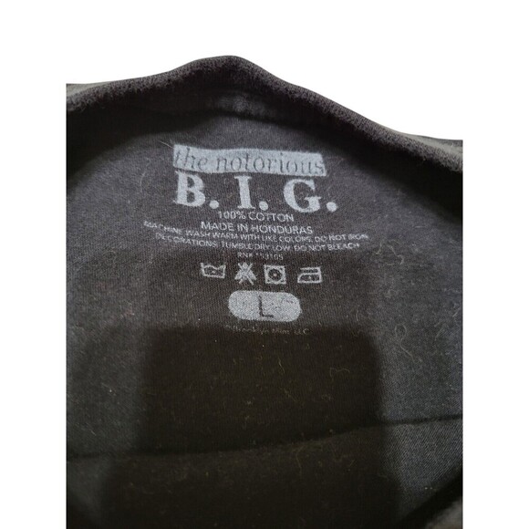 The Notorious B.I.G. Sky's The Limit Mens L Black T-Shirt D27-1 - Picture 5 of 7